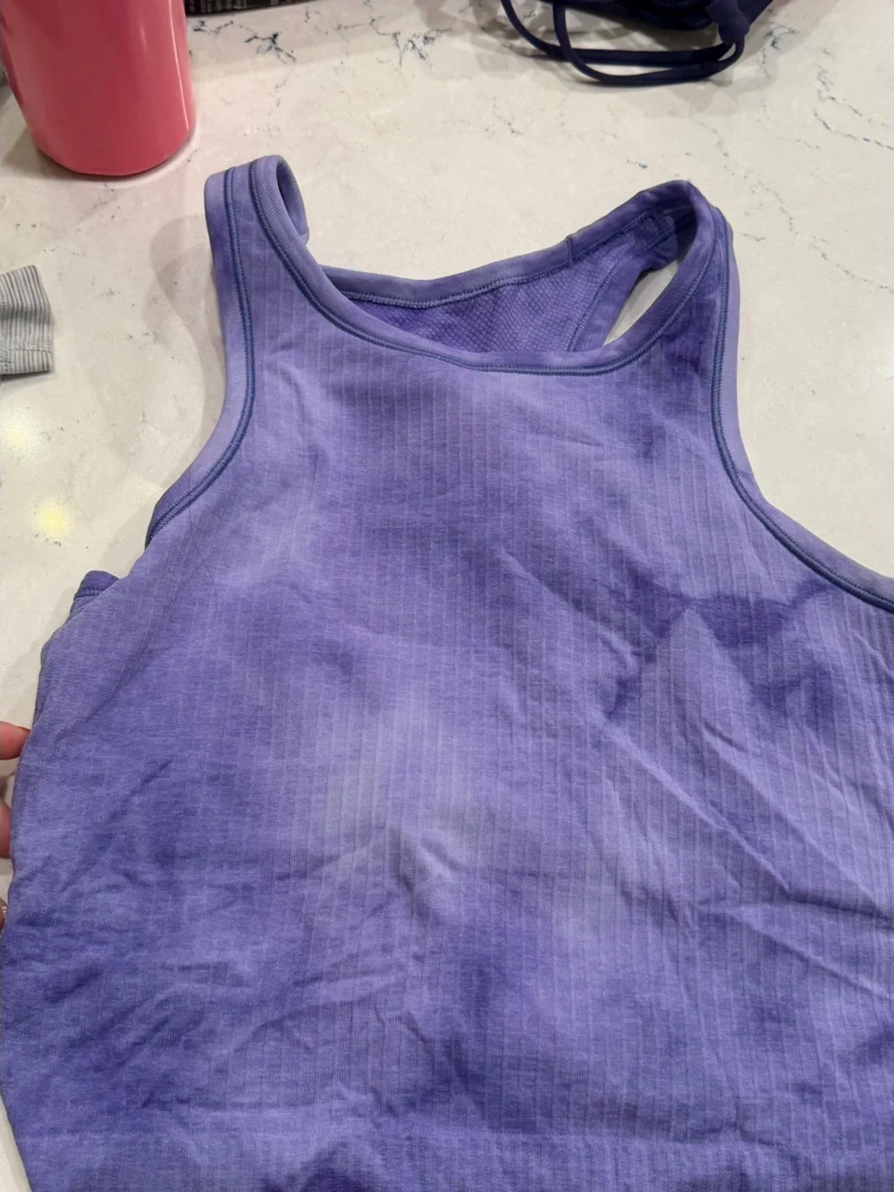 Lululemon Purple Ribbed Racerback Tank Top